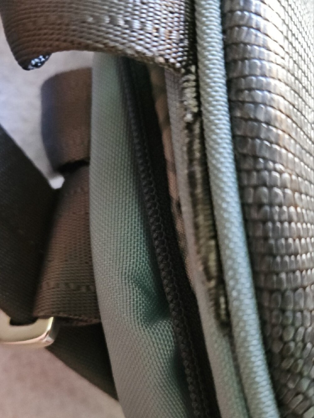 Melbourne Doubletake Pickleball Backpack Blue w/ Faux Gray Snakeskin Accent - Picture 9 of 10